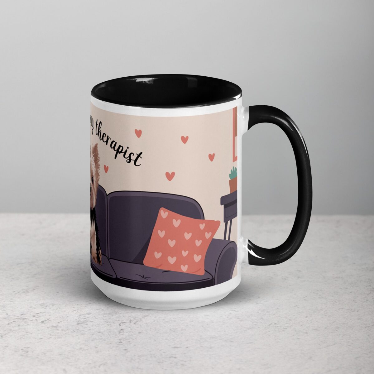 My Yorkie Is My Therapist Coffee Mug - Image 6