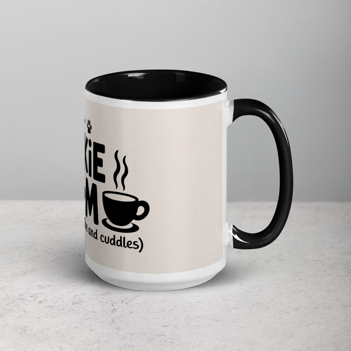 Yorkie Mom Text Coffee Mug & Tea Cup - Image 6
