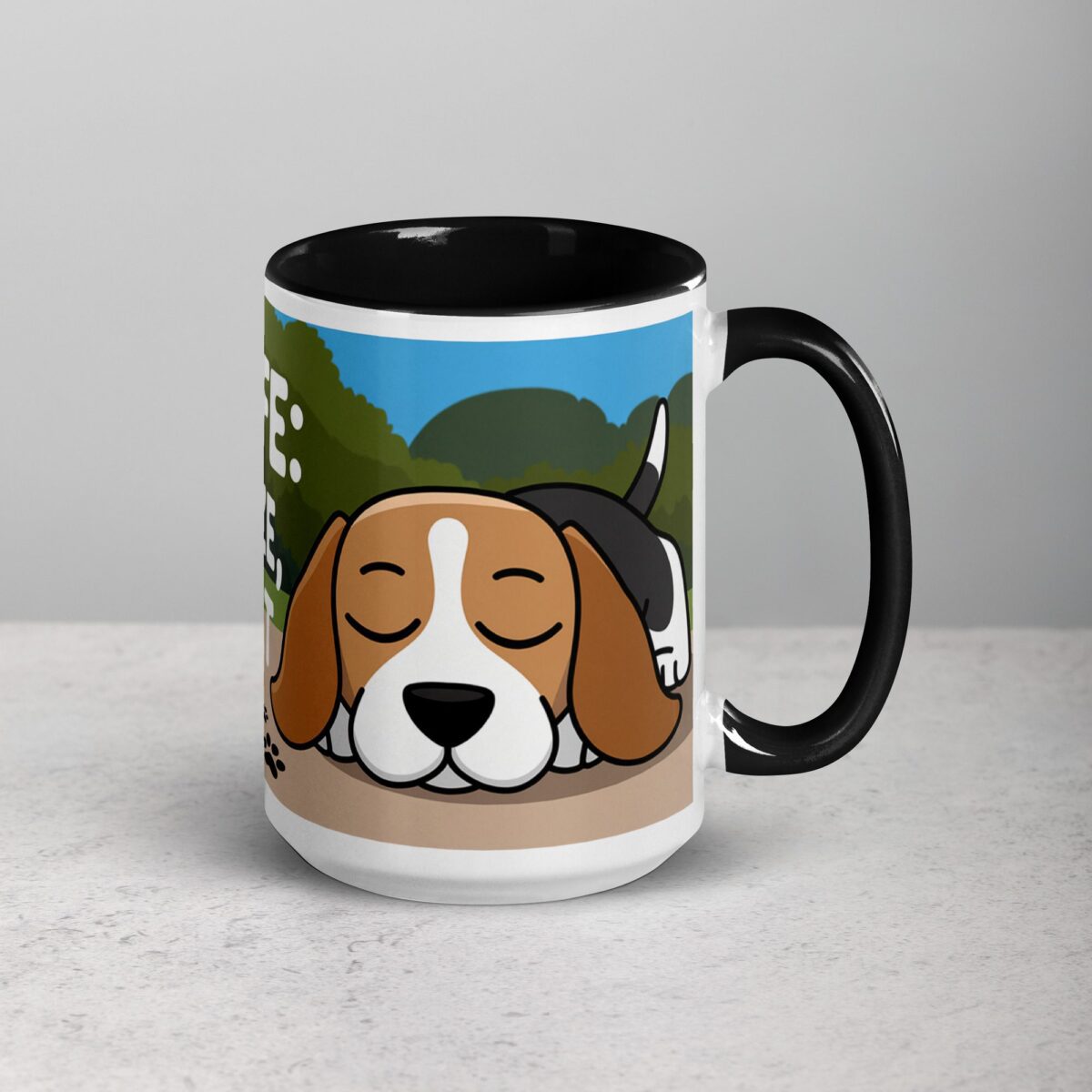 Beagle Life: Sniff, Snooze, Repeat Coffee Mug - Image 6