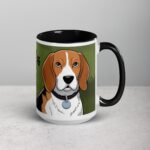 Warning: Beagle on Patrol Coffee Mug - Image 6