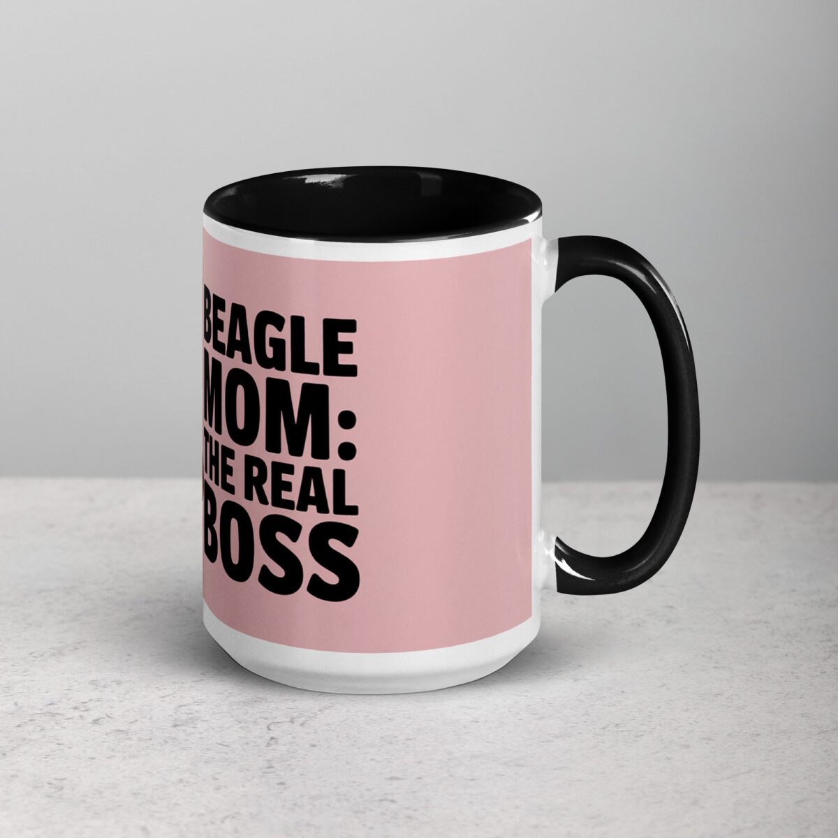 Beagle Mom: The Real Boss Coffee Mug - Image 6