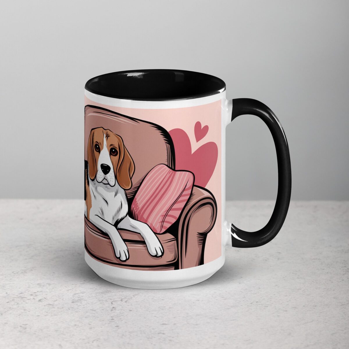 My Beagle Is My Therapist Coffee Mug & Tea Mug - Image 6