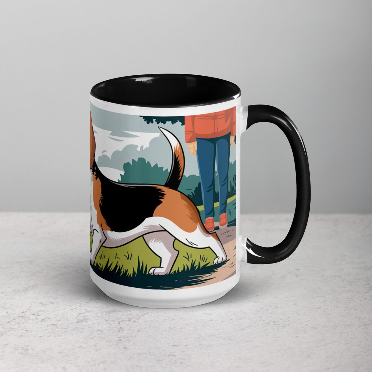 My Beagle Is the Reason I Wake Up (and Smile) Coffee Mug - Image 6
