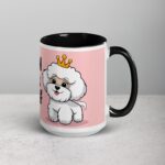 Bichon Mom: Queen of Fluff Coffee Mug - Image 6