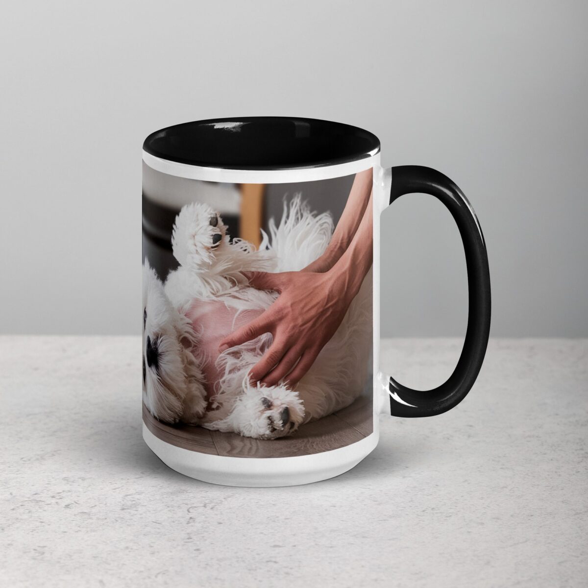 Bichon Dad: Chief Belly Rub Giver Coffee Mug - Image 6