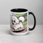 Warning: Fluff Ball on the Loose Coffee Mug - Image 6