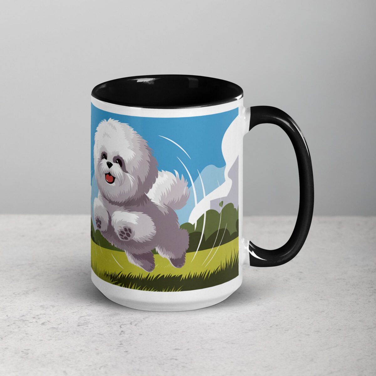 Behold the Bichon Bounce! Coffee Mug - Image 6