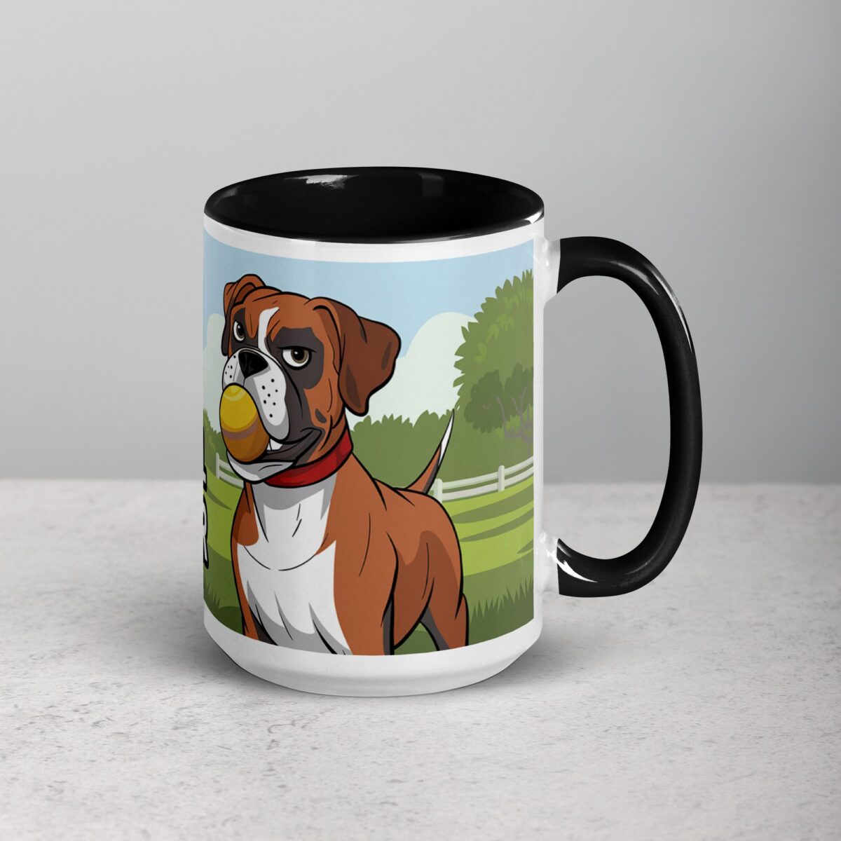 Boxer Dad: Chief Ball Thrower Coffee Mug - Image 6