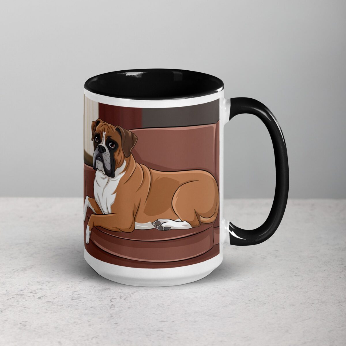 My Boxer Is My Therapist Coffee Mug - Image 6