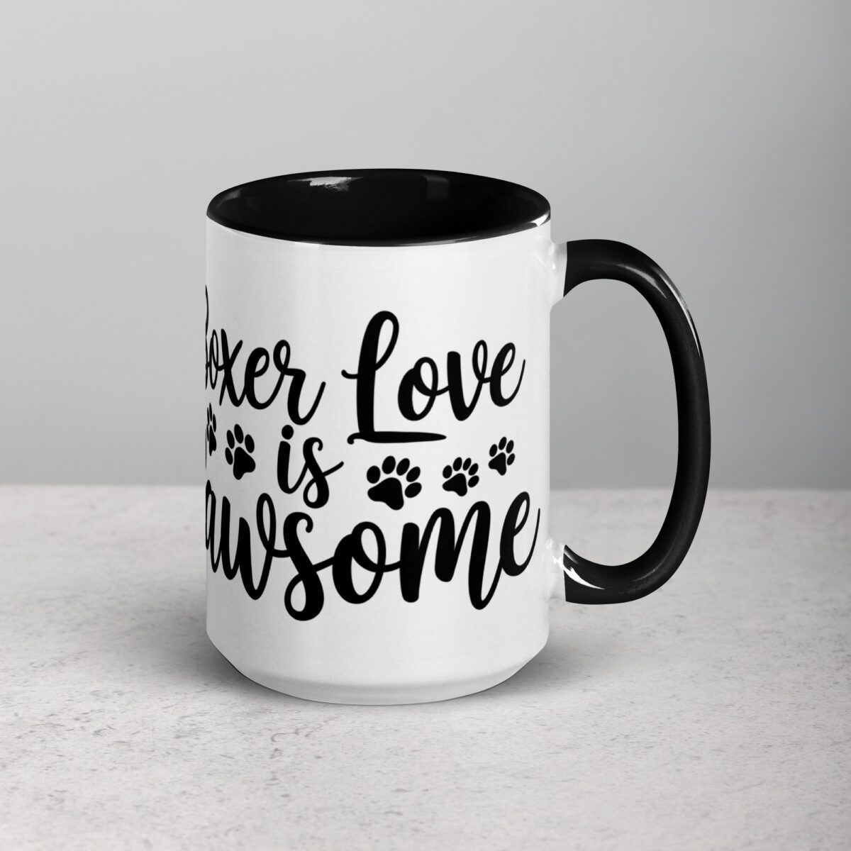 Boxer Love Is Pawsome Coffee Mug & Tea Cup - Image 6