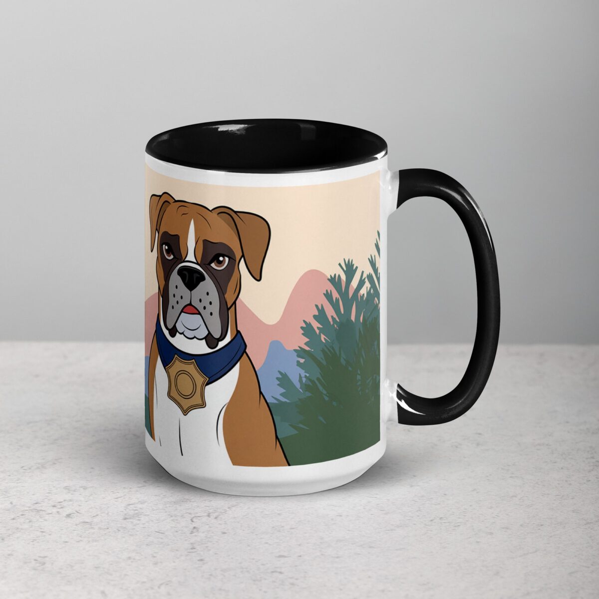 Boxer Patrol: Always on Guard Coffee Mug - Image 6