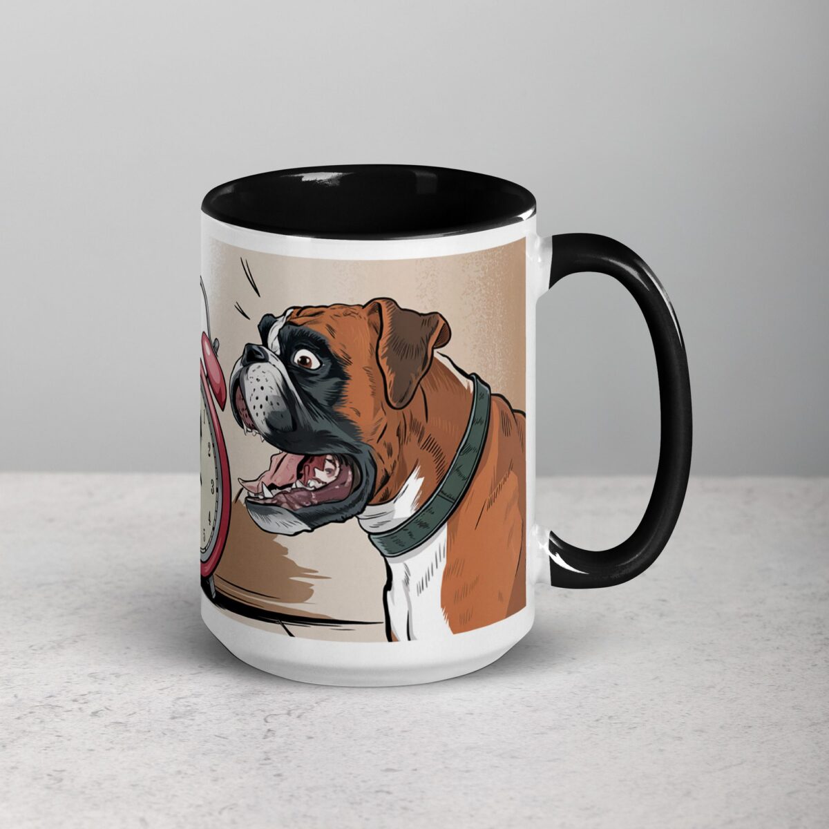 Boxers: The Best Alarm Clock Ever Coffee Mug - Image 6