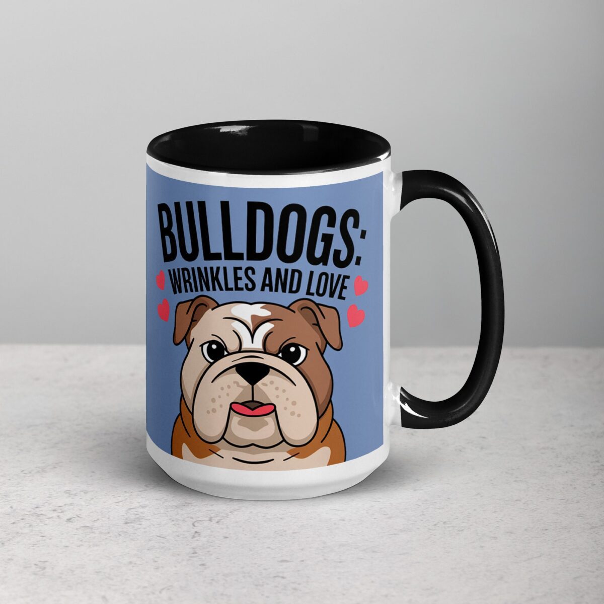 Bulldogs: Wrinkles and Love Coffee Mug - Image 6