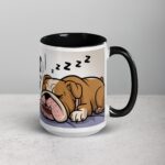 Happiness Is a Bulldog Snore Coffee Mug - Image 6