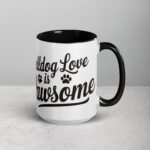 Bulldog Love Is Pawsome Coffee Mug - Image 6