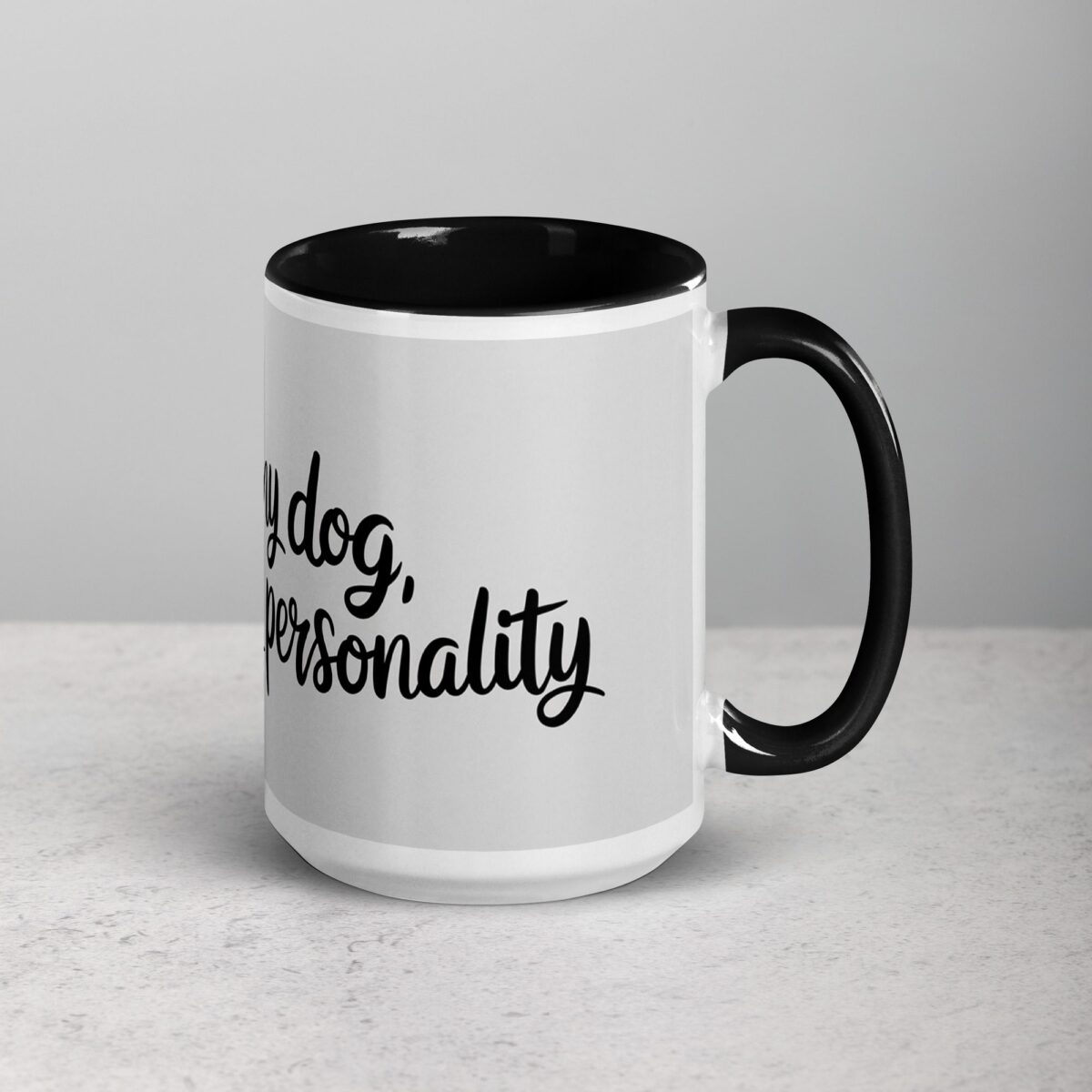 Tiny Dog, Big Personality Coffee Mug - Image 6