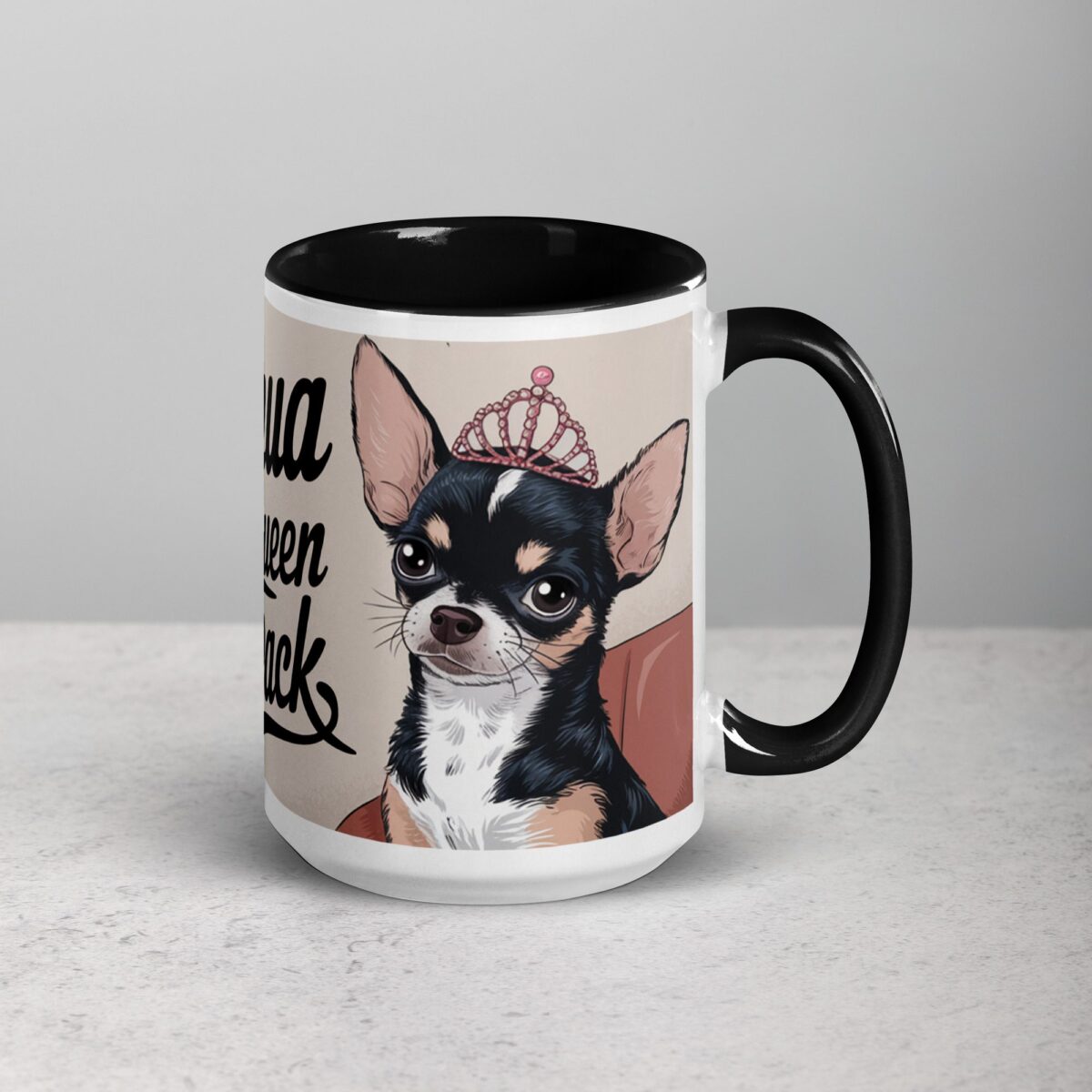 Chihuahua Mom: Queen of the Pack Coffee Mug - Image 6