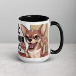 Warning: Fierce Chihuahua on Duty Coffee Mug - Image 6
