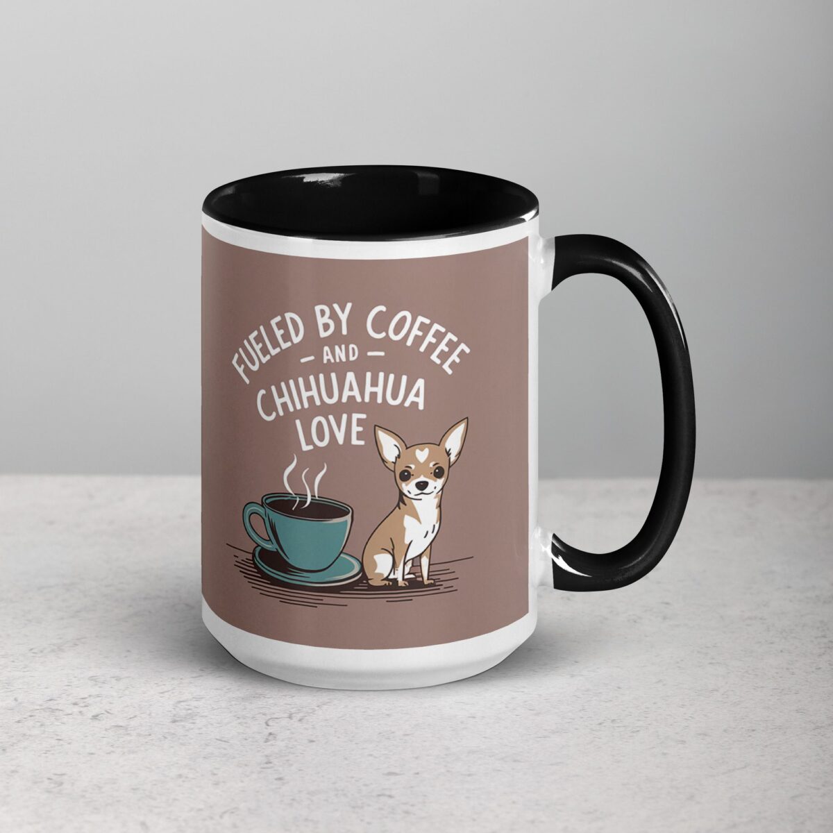 Fueled by Coffee and Chihuahua Love Mug - Image 6