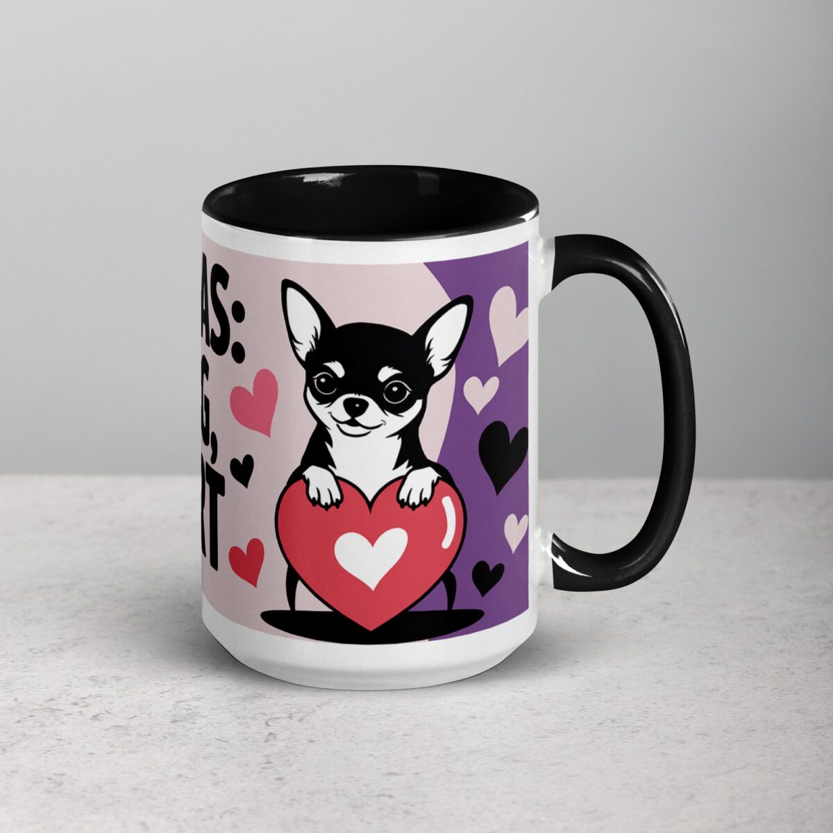 Chihuahuas: Small Dog, Big Heart Coffee Mug - Image 6