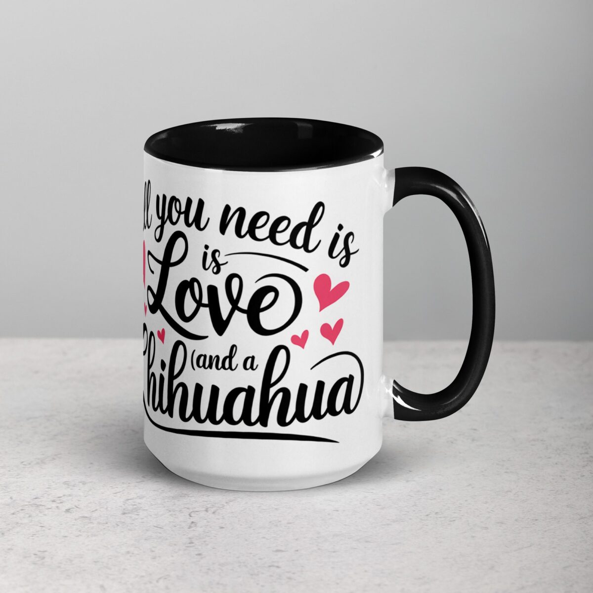 All You Need Is Love (And a Chihuahua) Coffee Mug - Image 6