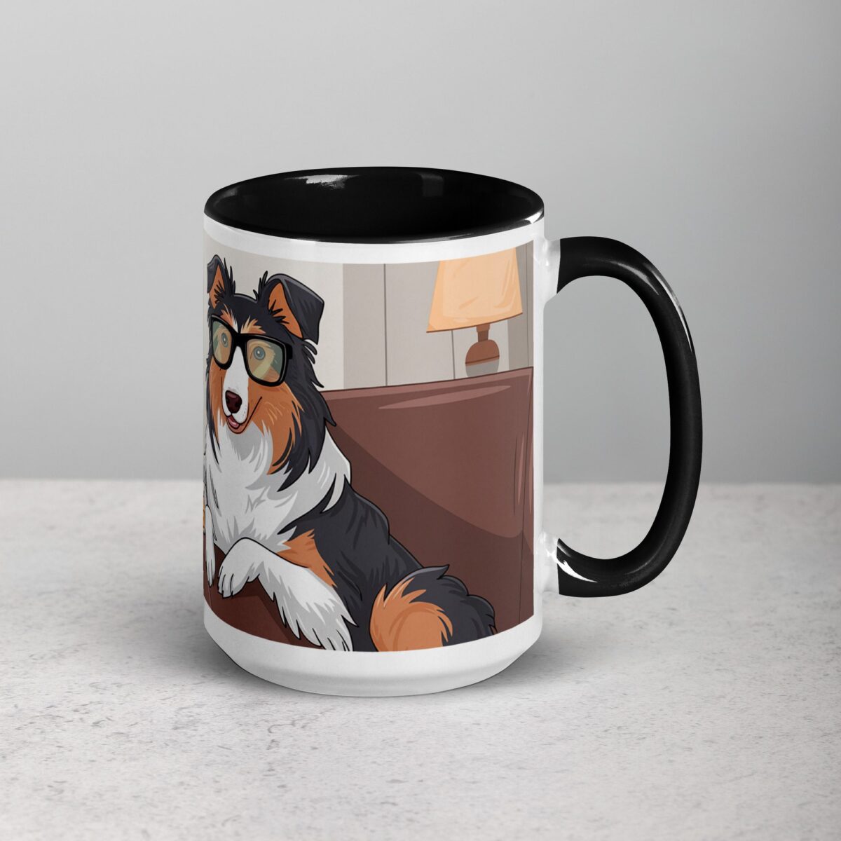 My Collie Is My Therapist Coffee Mug - Image 6