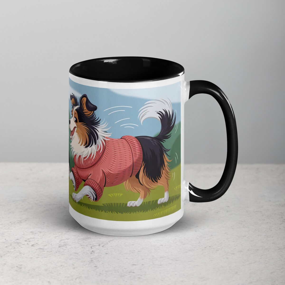 Collies: Bringing Joy One Wiggle at a Time Coffee Mug - Image 6
