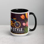 Pedal Power: Amsterdam Style Coffee Mug - Image 6