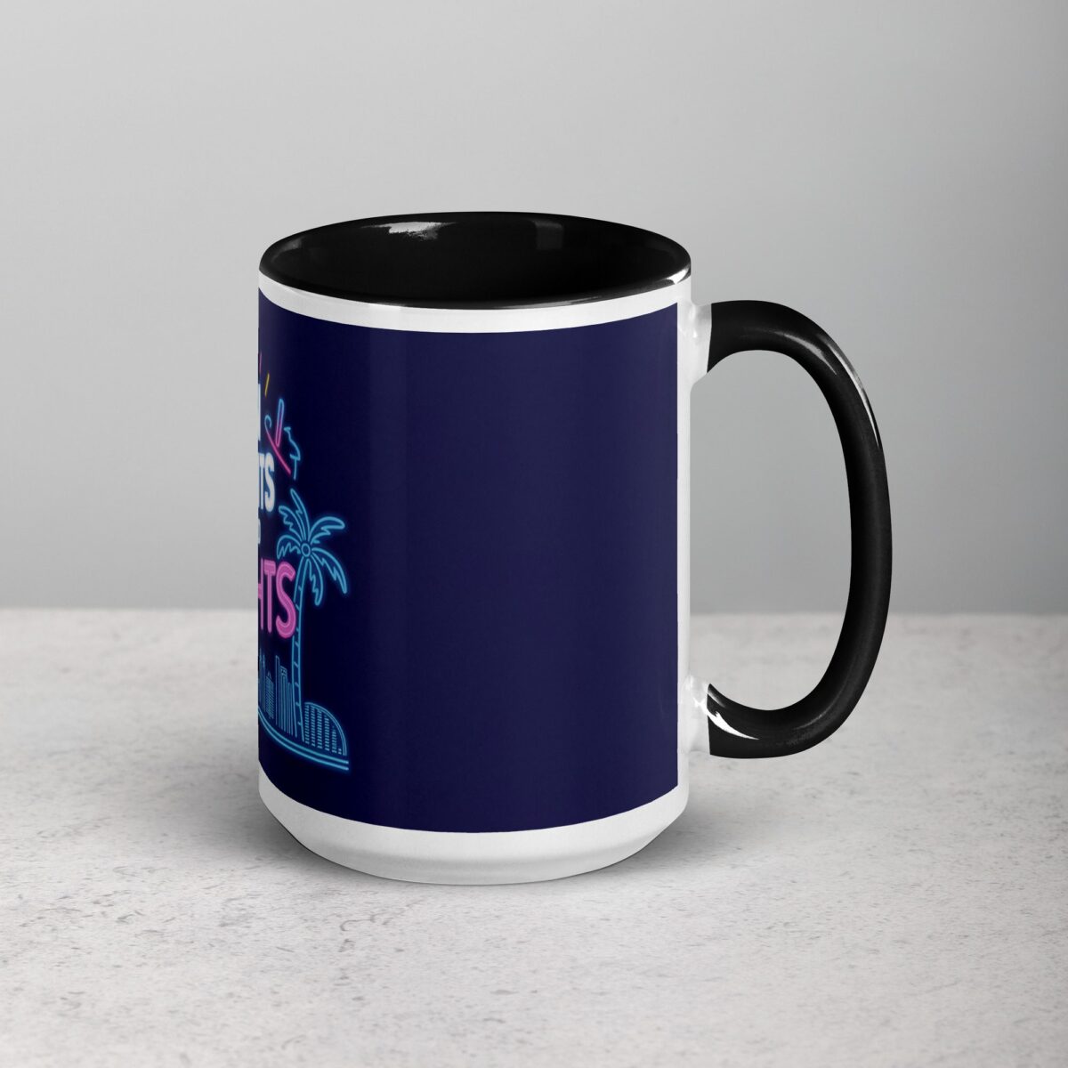 Neon Nights and Miami Lights Coffee Mug - Image 6