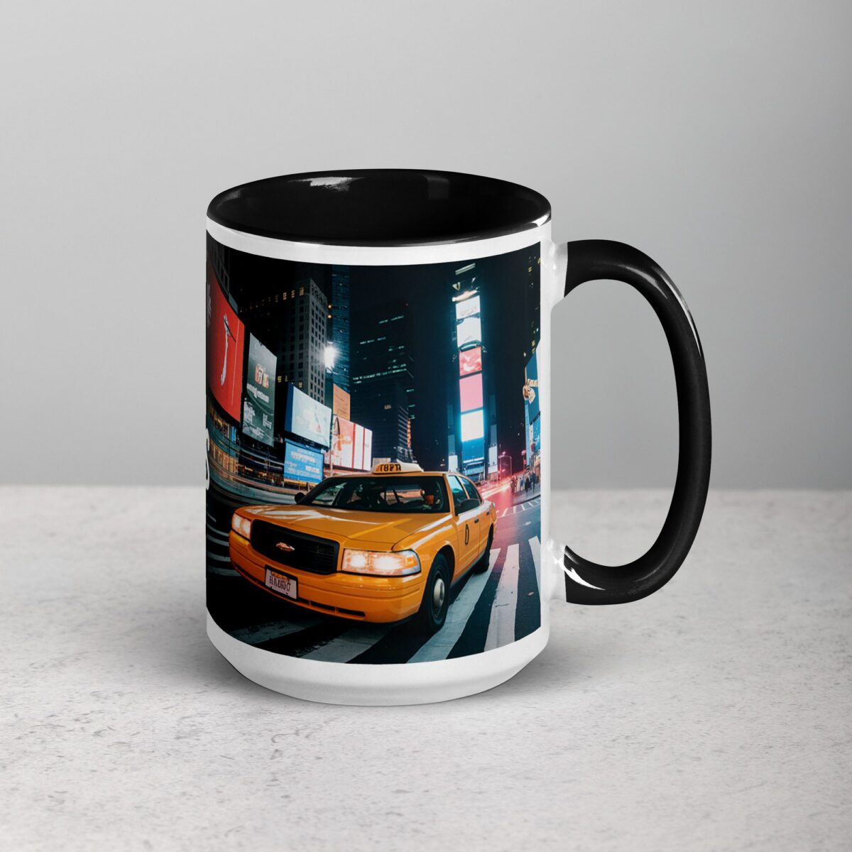 Taxi Rides and City Lights Coffee Mug - Image 6