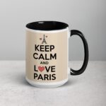 Keep Calm and Love Paris Coffee Mug & Tea Cup - Image 6