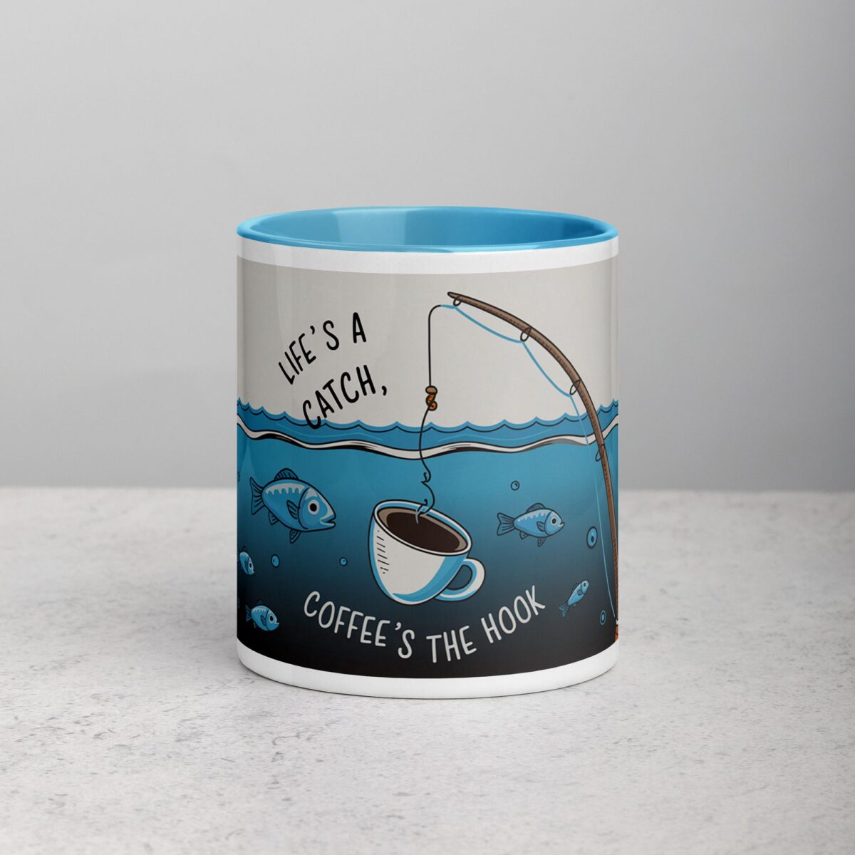Life’s a Catch, Coffee’s the Hook Mug - Image 13