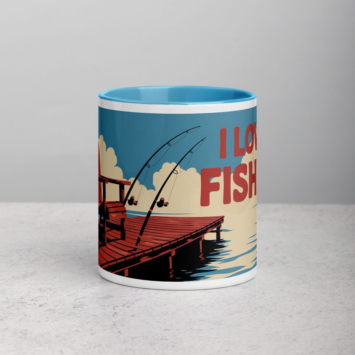 I Love Fishing Retro Coffee Mug & Tea Cup - Image 13