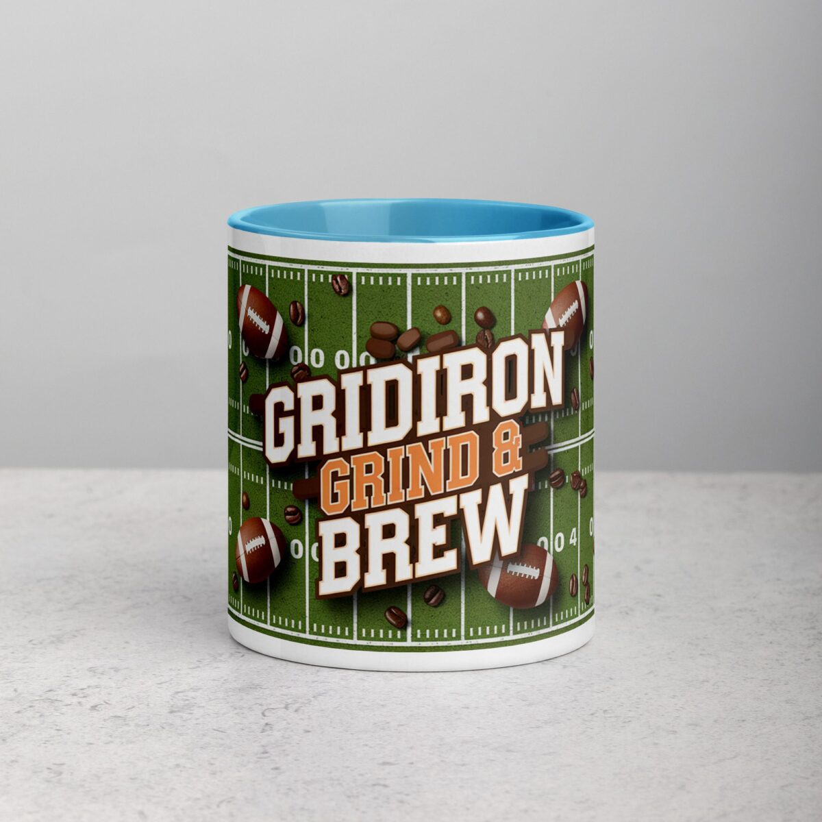 Gridiron Grind & Brew Football Mug - Image 13