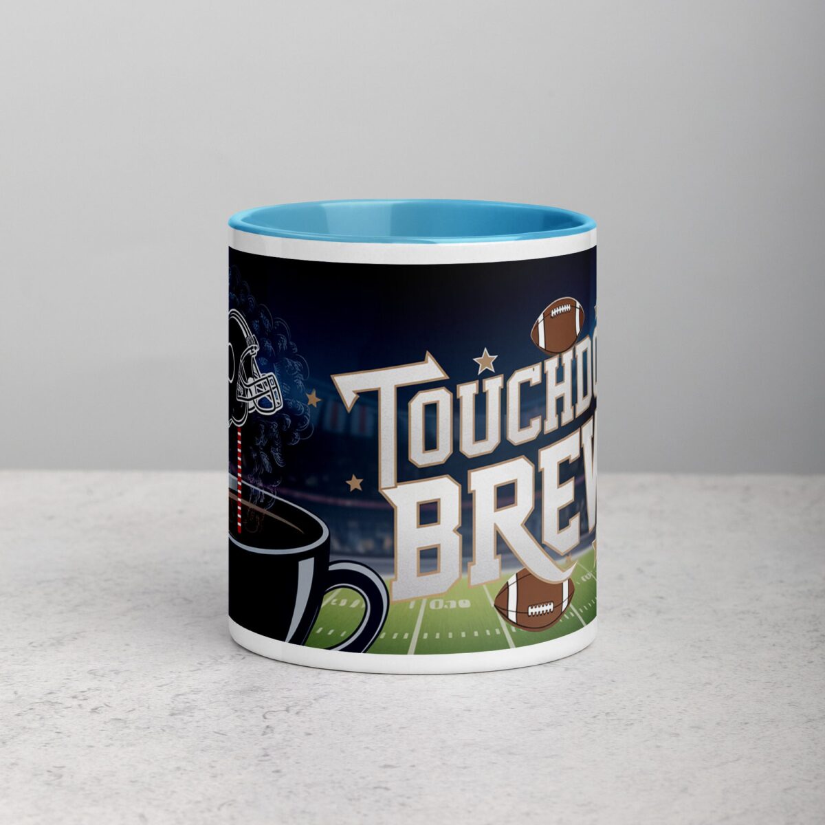 Touchdown Brews Football Coffee Mug - Image 13