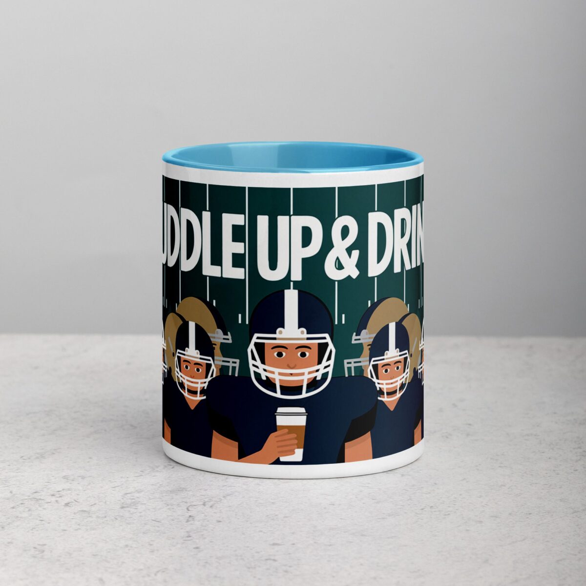 Huddle Up & Drink Football Coffee Mug & Tea Cup - Image 13