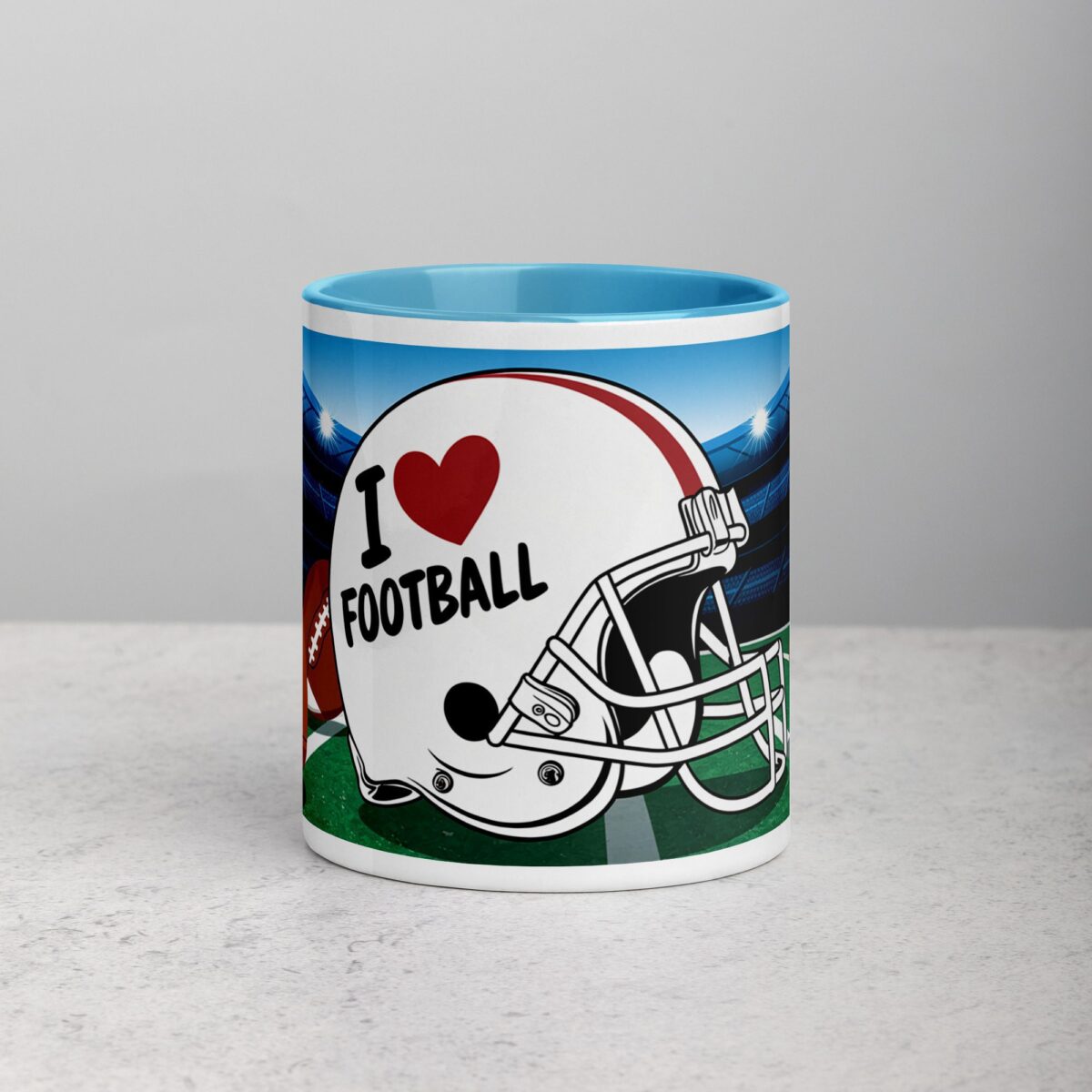 I Love Football Fun Coffee Mug & Tea Cup - Image 13