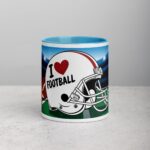 I Love Football Fun Coffee Mug & Tea Cup - Image 13