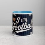 I Love Football Sophisticated Coffee Mug & Tea Cup - Image 13