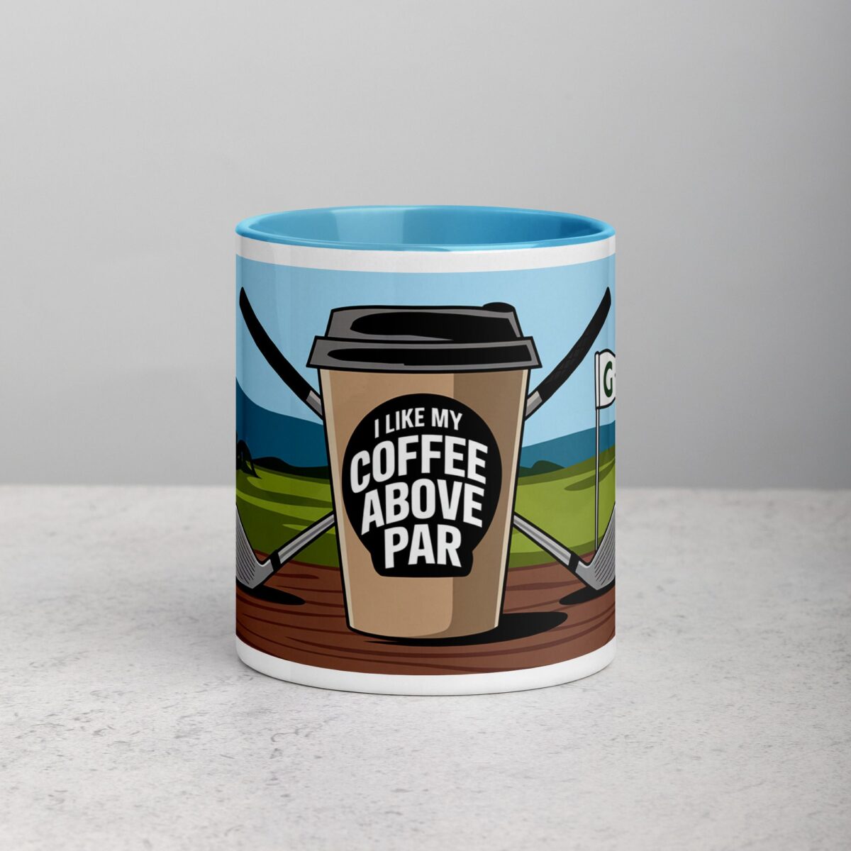 I Like My Coffee Above Par Golf Mug - Image 13