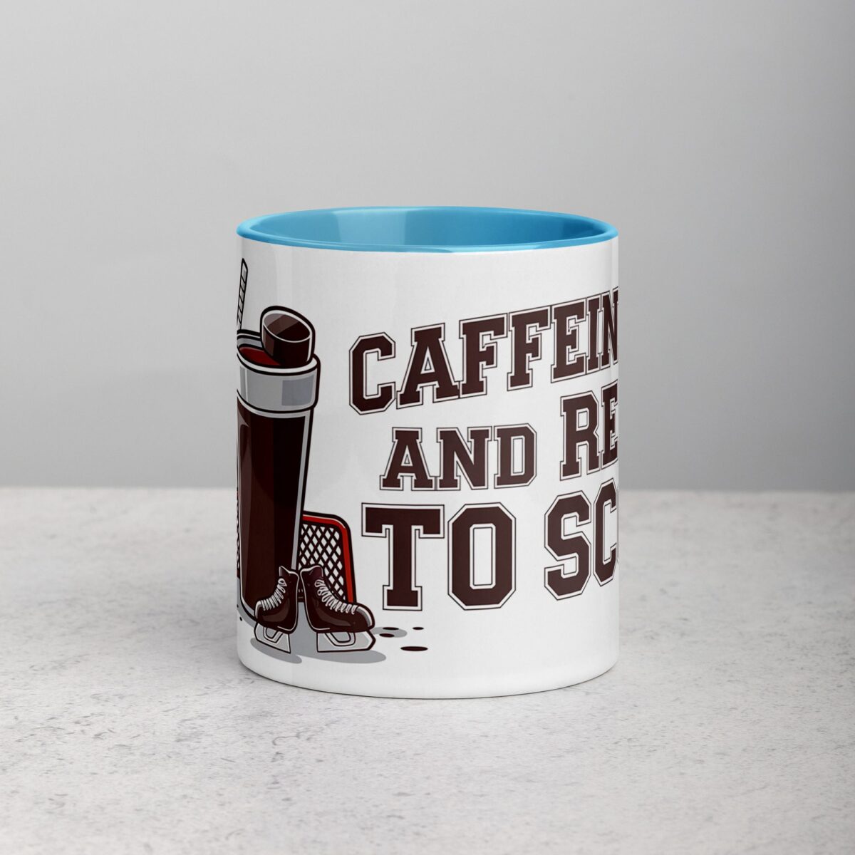 Caffeinated and Ready to Score Hockey Mug - Image 13