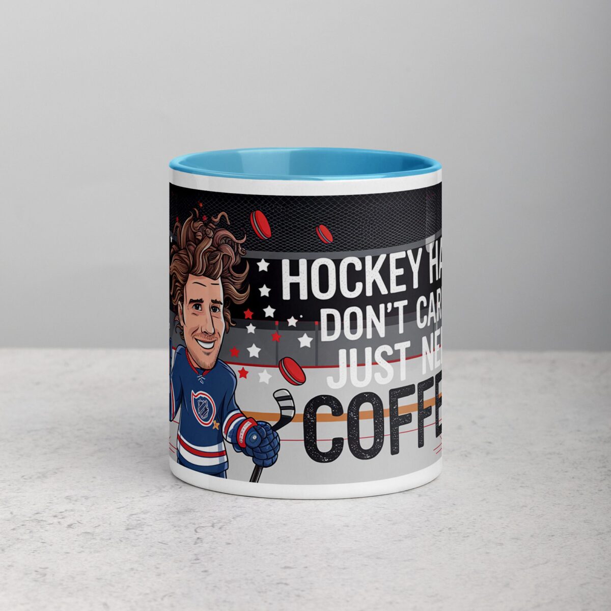 Hockey Hair, Don’t Care… Just Need Coffee Mug - Image 13