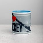 I Love Hockey Elegant Hockey Coffee Cup - Image 13