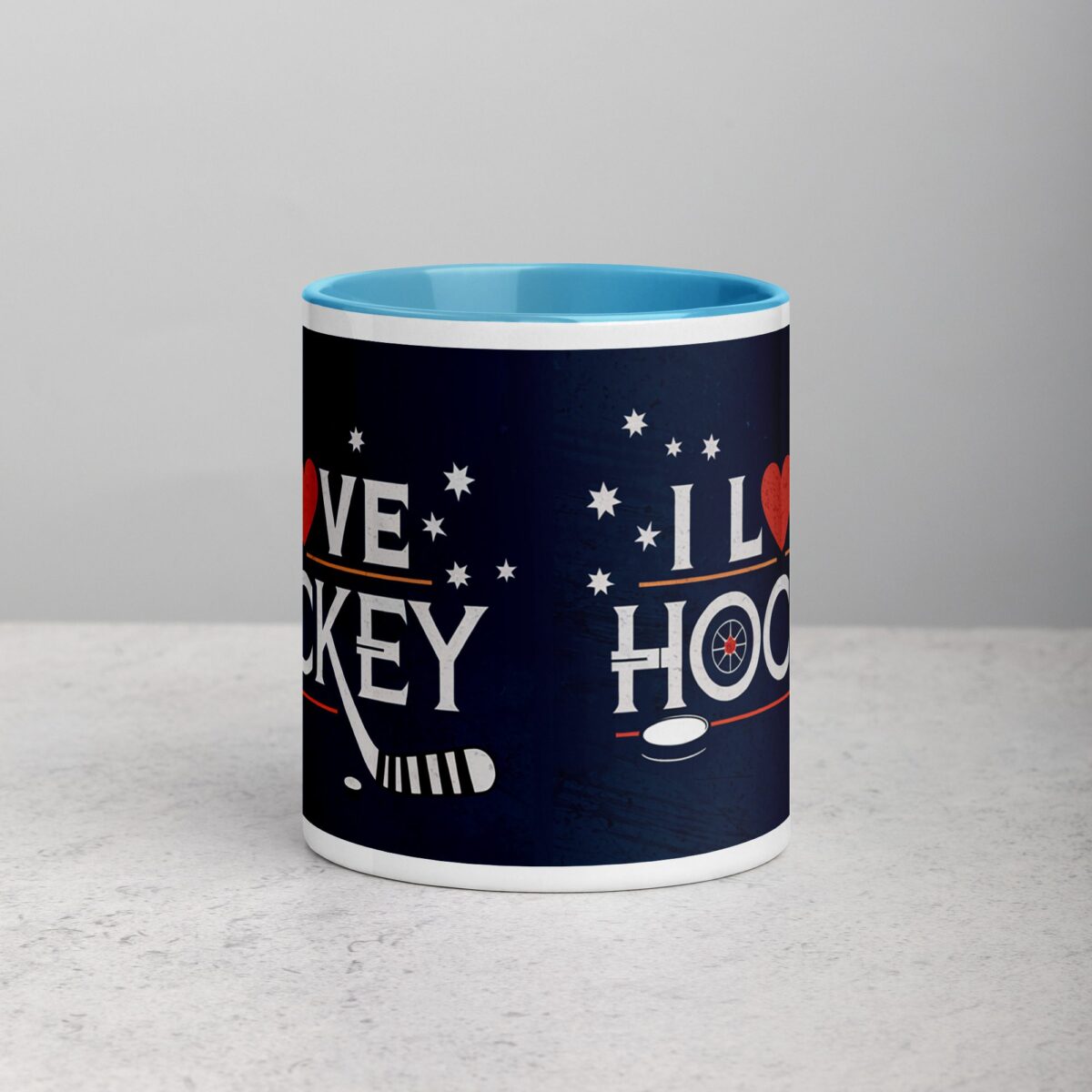 I Love Hockey Sophisticated Hockey Coffee Cup - Image 13
