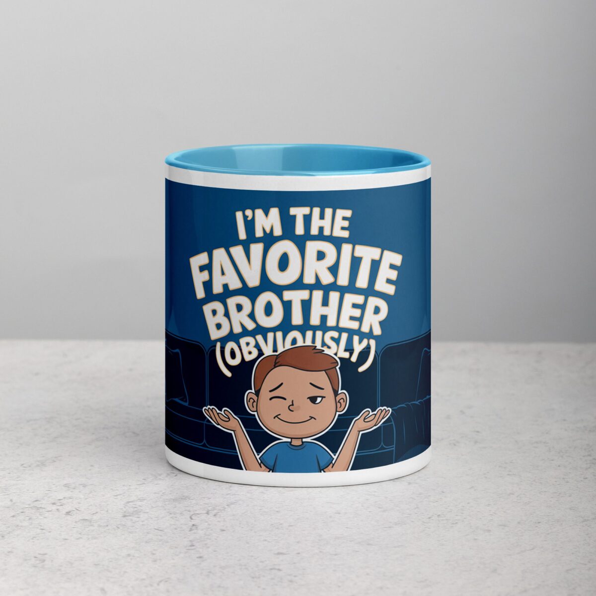I’m the Favorite Brother (Obviously) Coffee Mug - Image 13