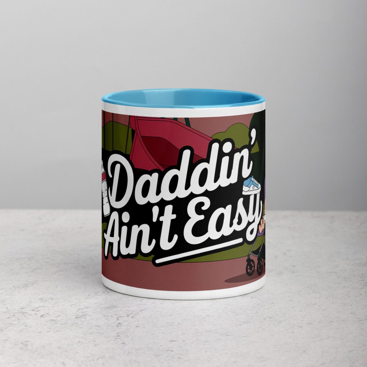 Daddin Ain't Easy  Coffee Mug & Tea Cup - Image 13