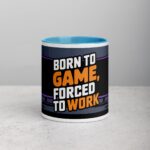 Born to Game, Forced to Work Gamer Coffee Mug - Image 13