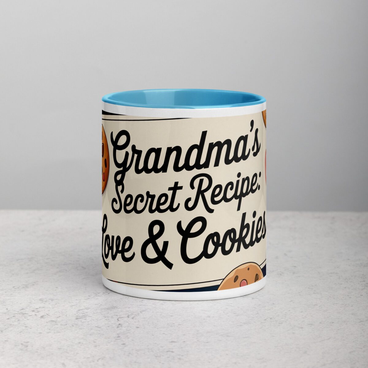 Grandma’s Secret Recipe: Love & Cookies Coffee Mug - Image 13