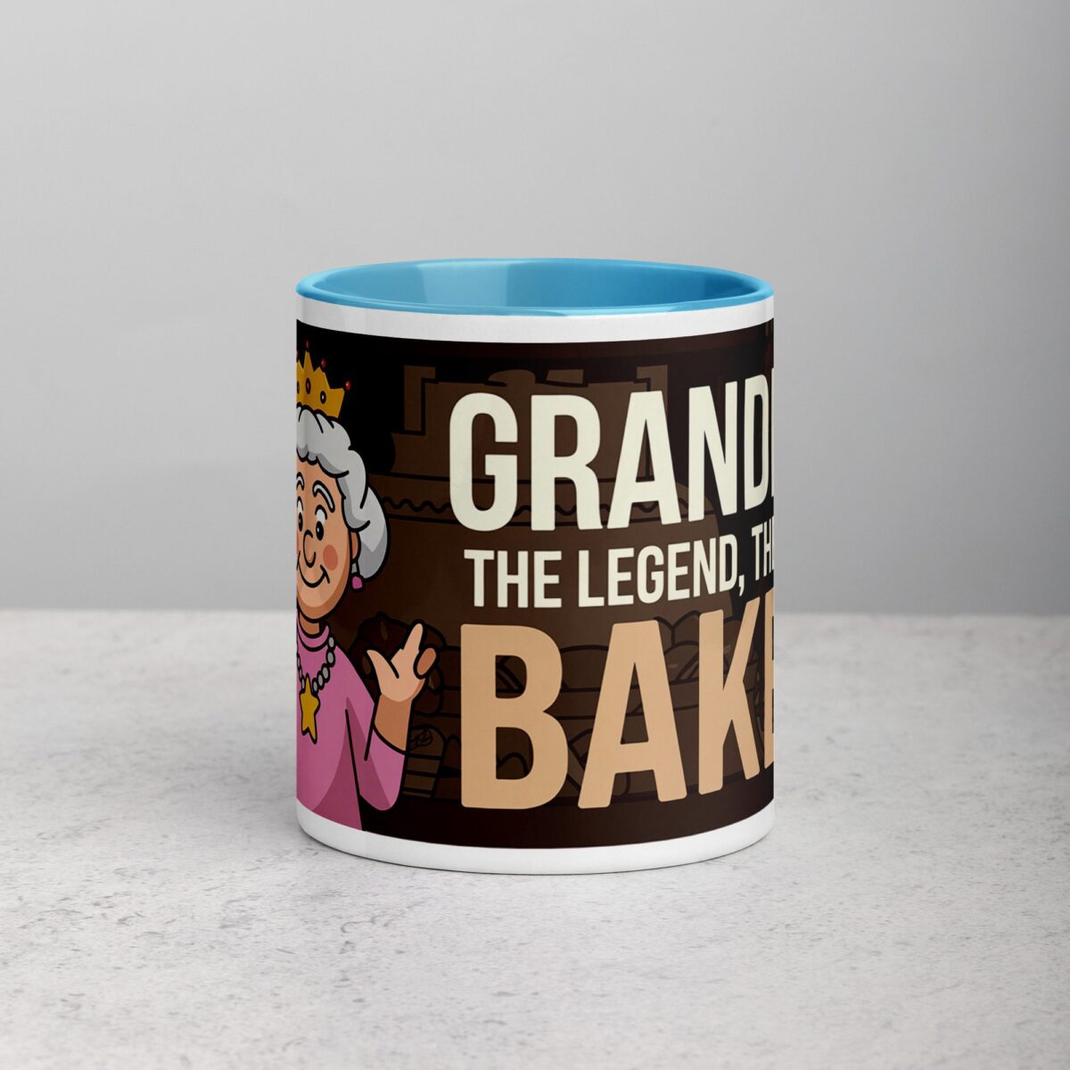 Grandma: The Legend, The Myth, The Baker Coffee Mug - Image 13