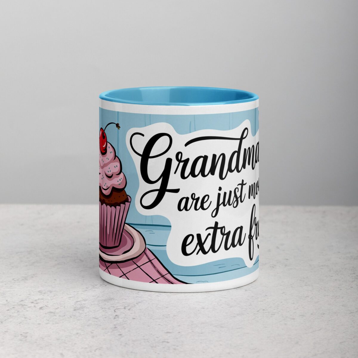 Grandmas Are Just Moms with Extra Frosting Coffee Mug - Image 13